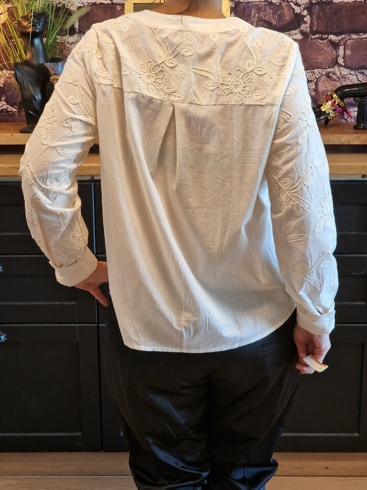 Chemise oversize coton blanc