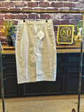Jupe jeans crème