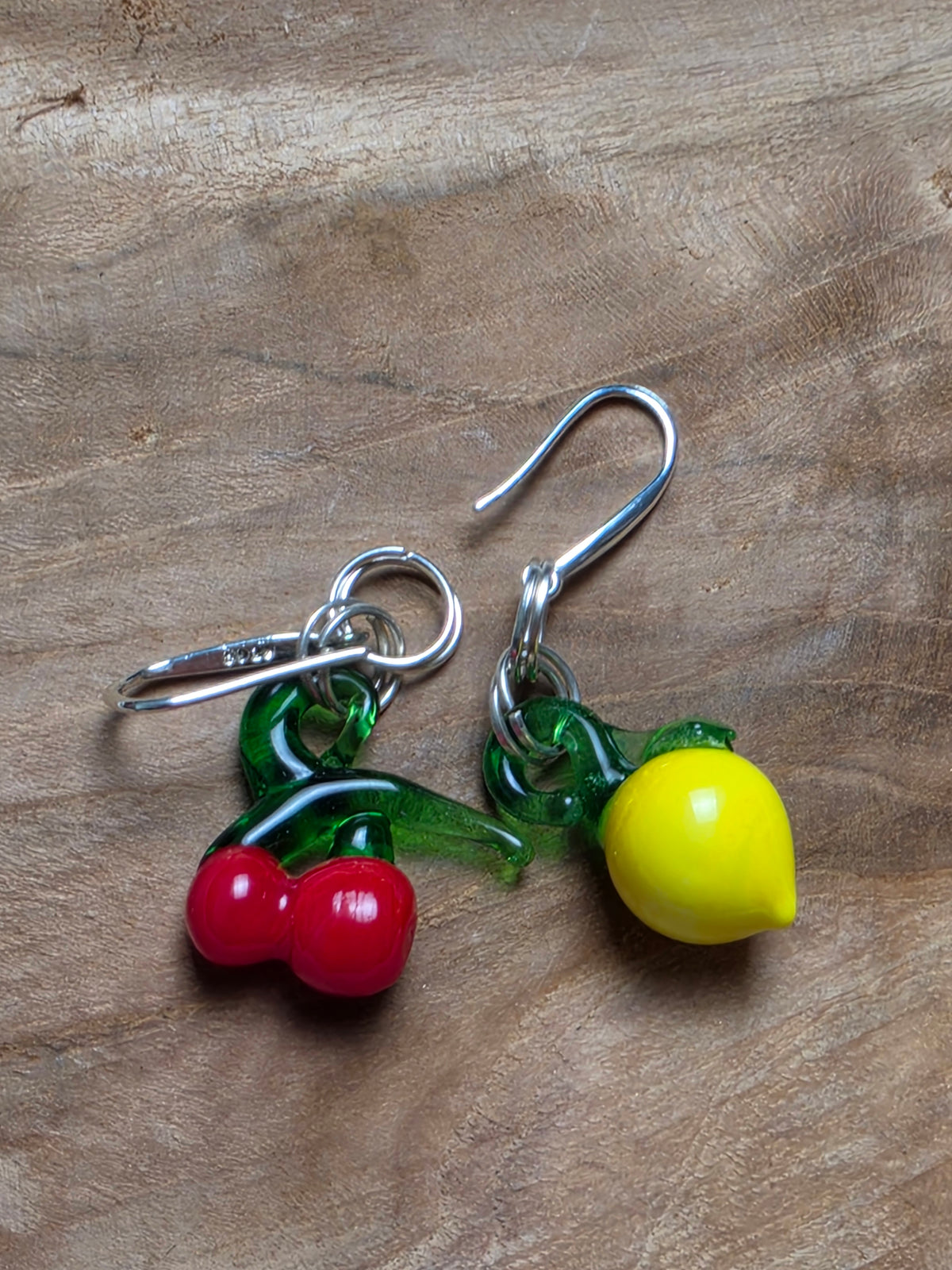 Boucles d'oreilles "Sunrise" (collection Dans le Verre du Temps)