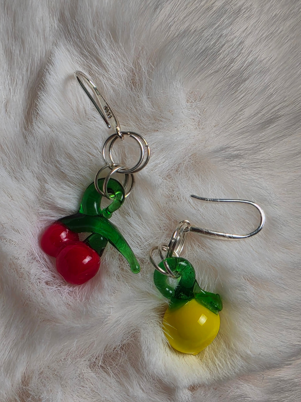 Boucles d'oreilles "Sunrise" (collection Dans le Verre du Temps)