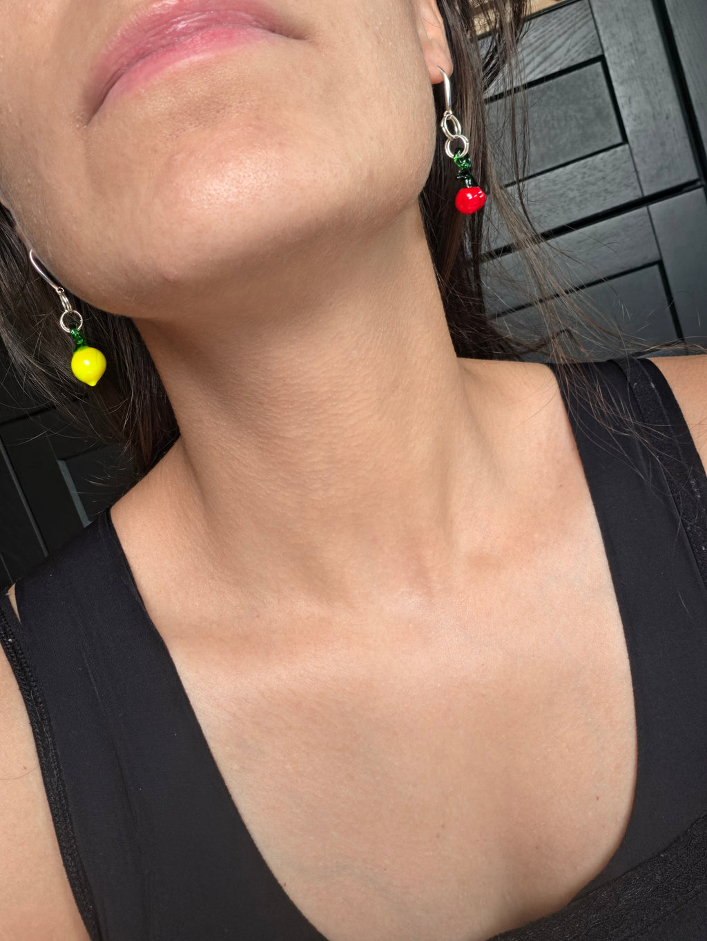 Boucles d'oreilles "Sunrise" (collection Dans le Verre du Temps)