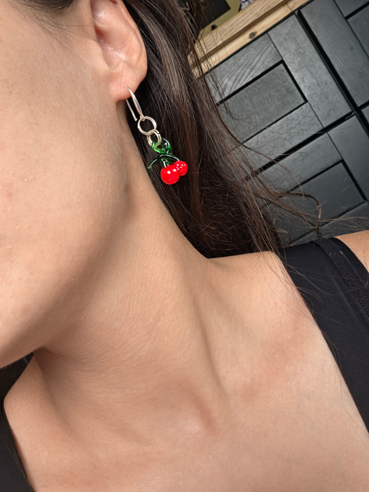 Boucles d'oreilles "Sunrise" (collection Dans le Verre du Temps)