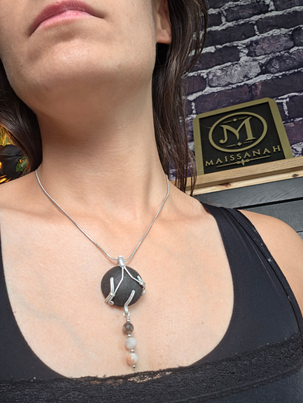collier Soraya (collection Secrets d'Ambre Noir)
