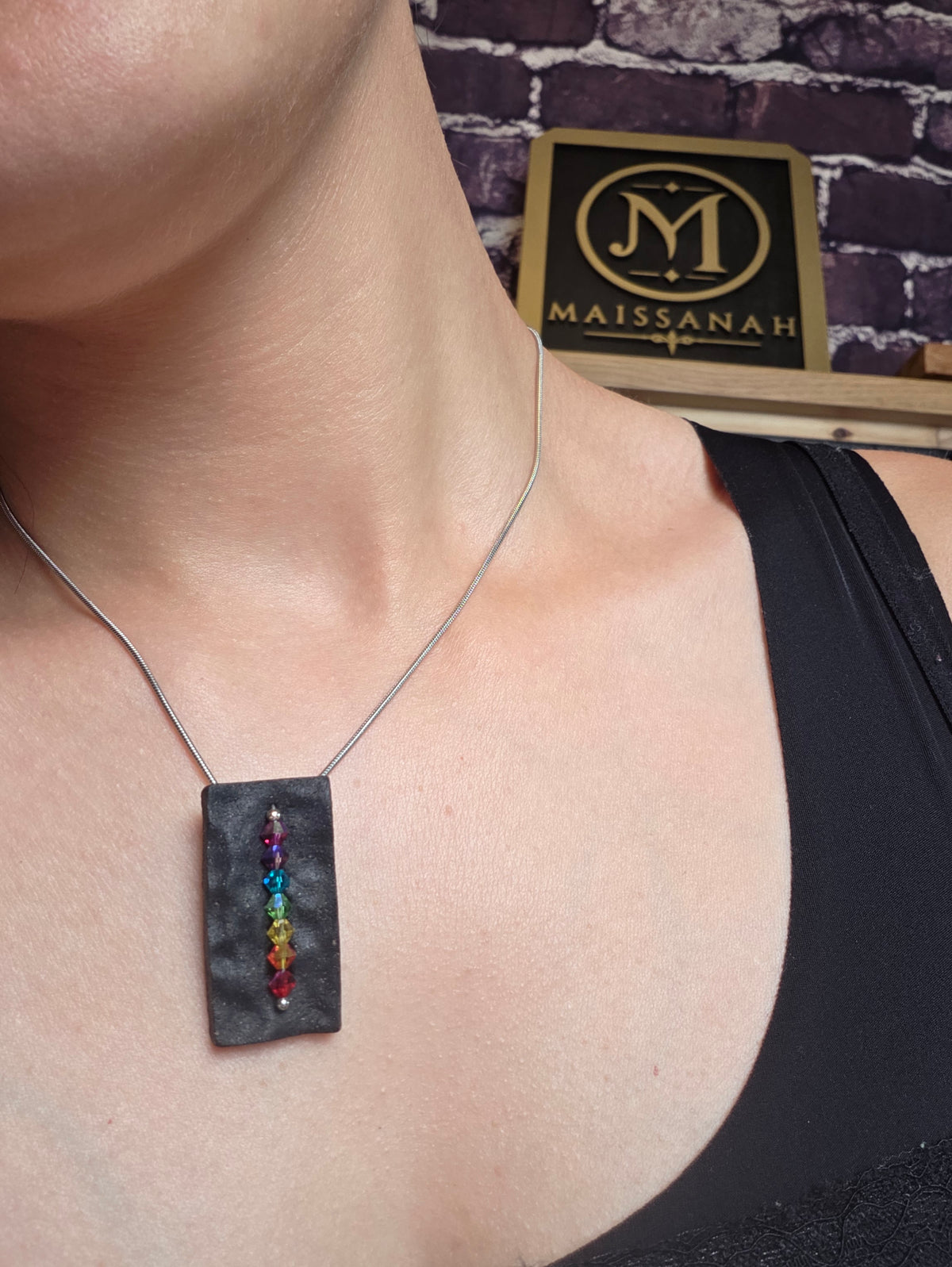 collier Kenza (collection Secrets d'Ambre Noir)