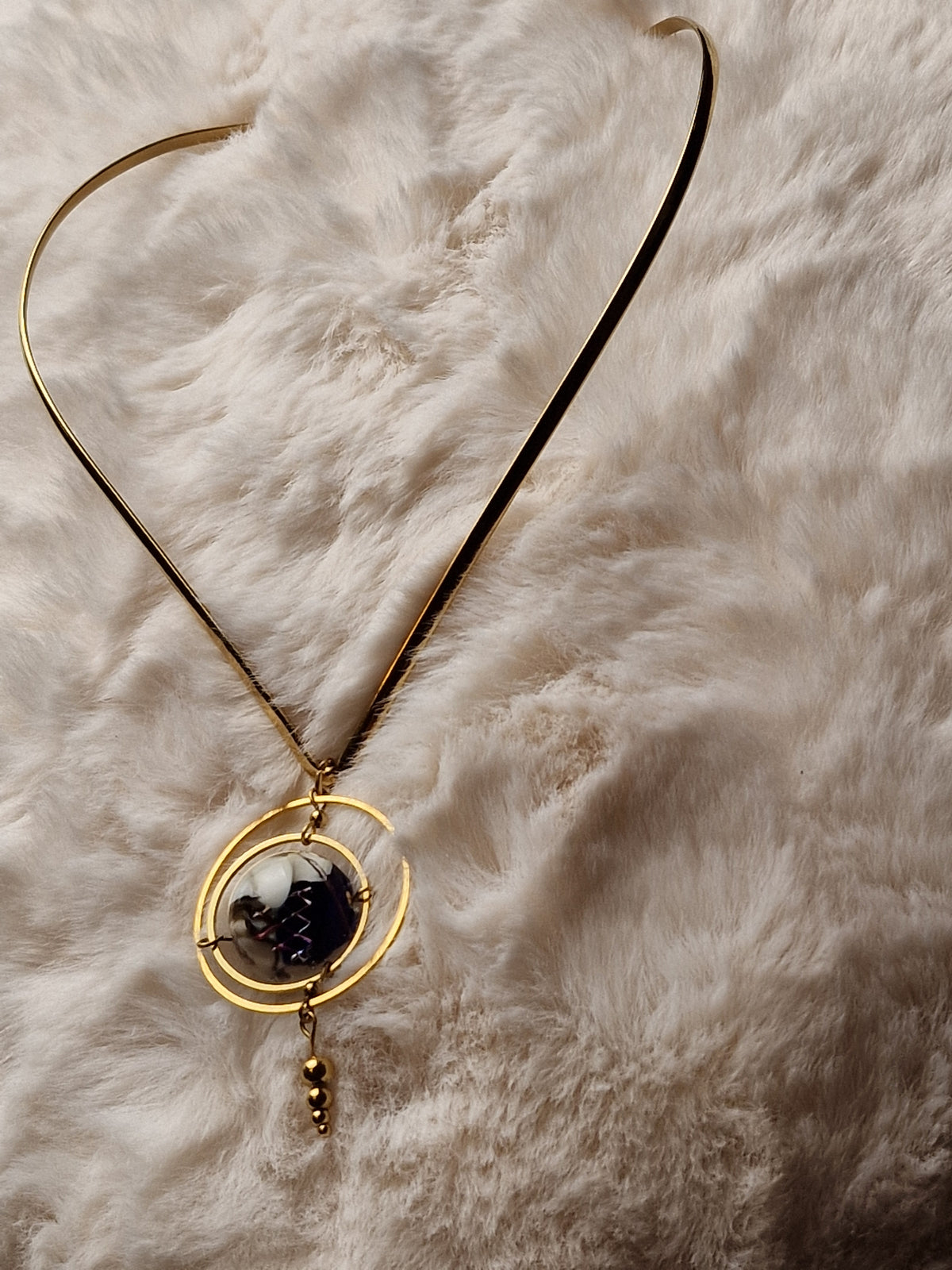 Collier Galaxie (collection Dans le Verre du Temps)