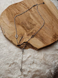 Collier léger à mailles marines et chaînette argentée - 14 g