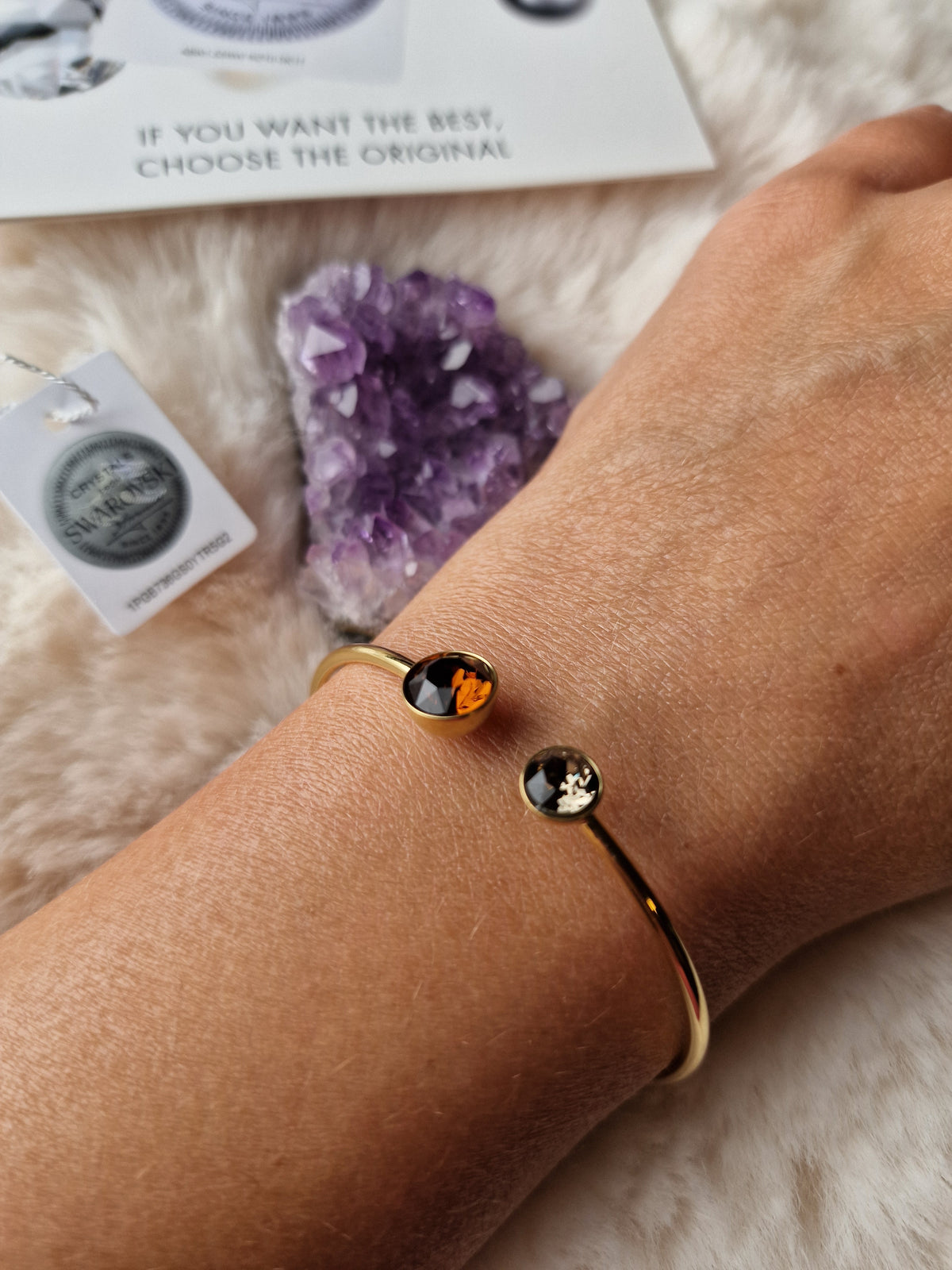 Pack  assorti : Bague + bracelet (Topaz), Bohm-Swarovski