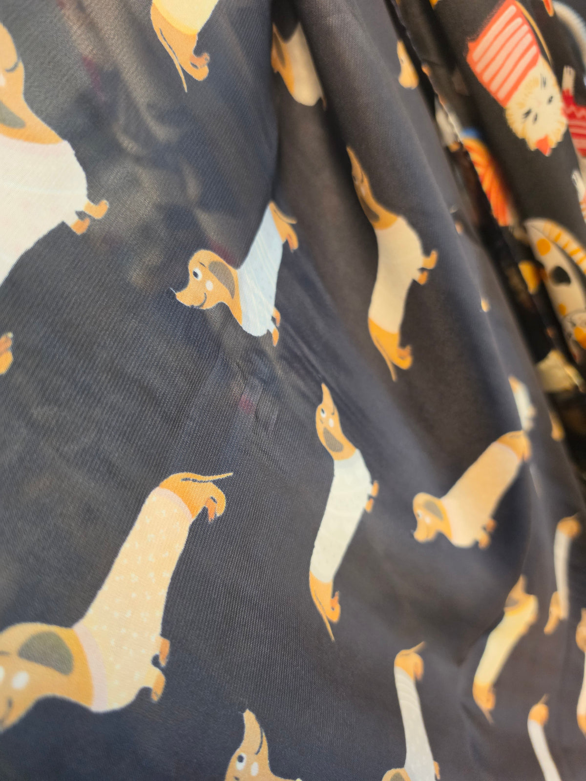 Bandana motifs "chiens" 100%viscose