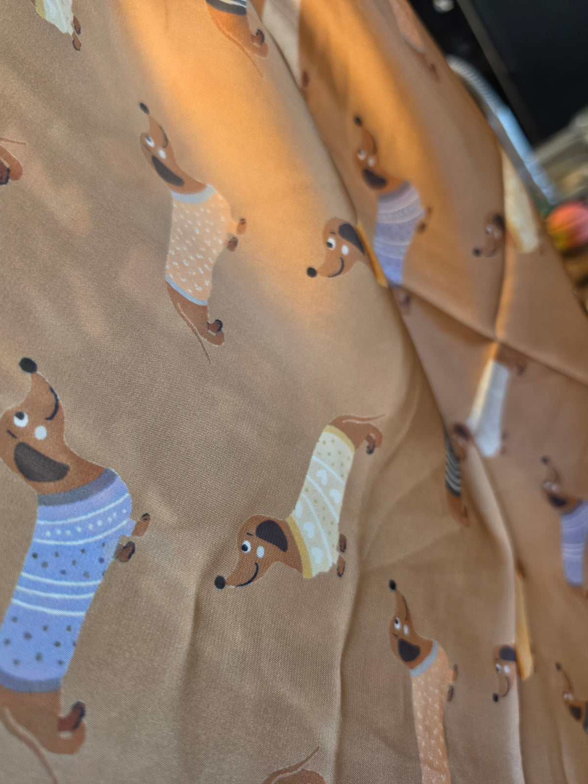 Bandana motifs "chiens" 100%viscose