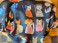 Bandana motifs "chats" 100%viscose
