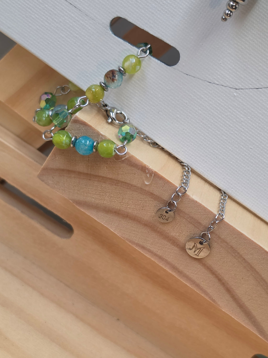 Parure Pendule (acier inox argenté)