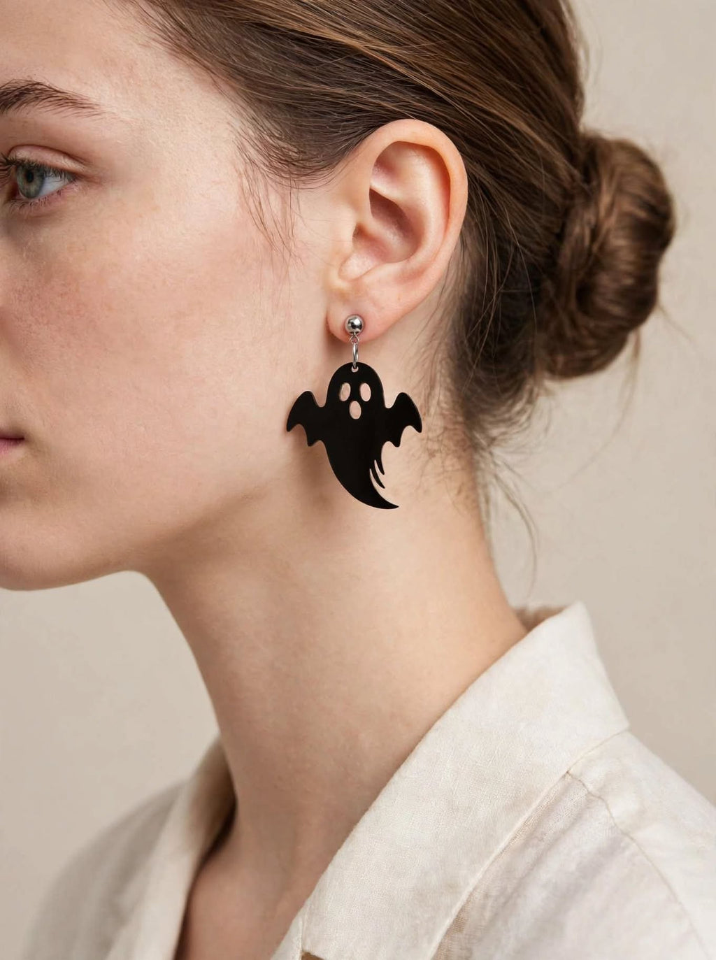 Boucles d'oreilles thème Halloween en acrylique à composer soi même (vendu à l'unité)