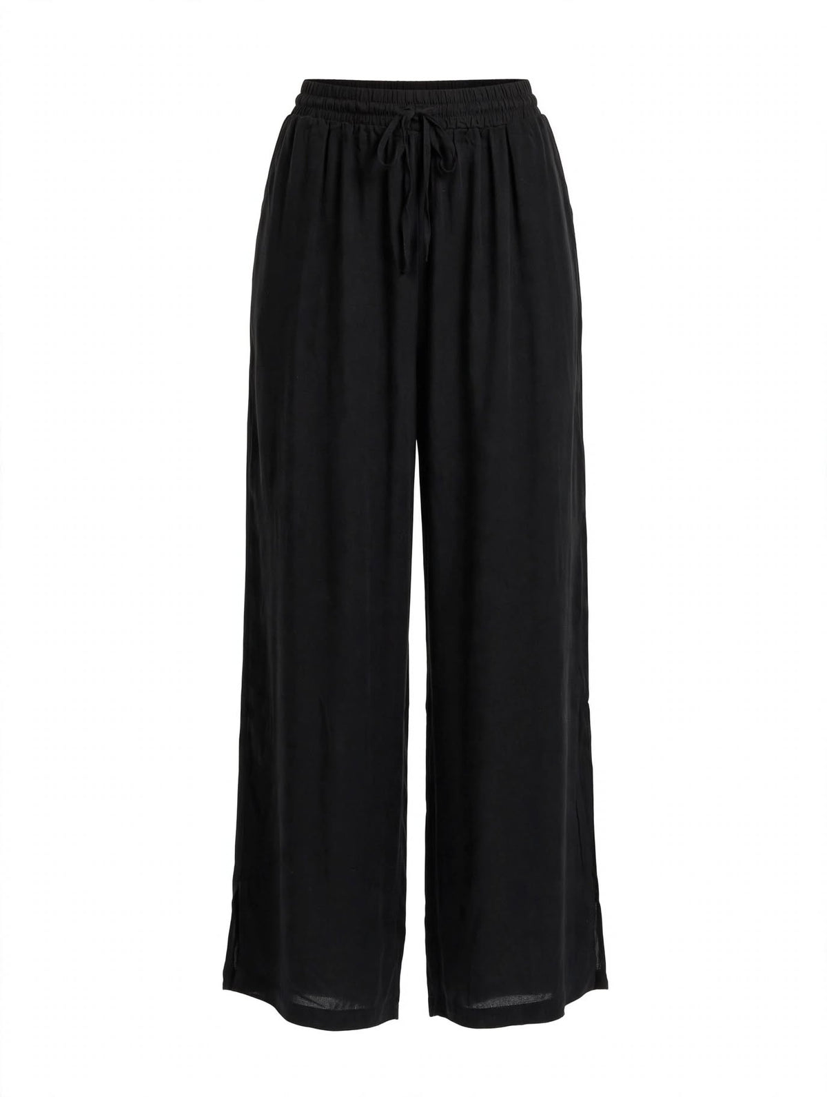 Pantalon fluide 100% viscose noir