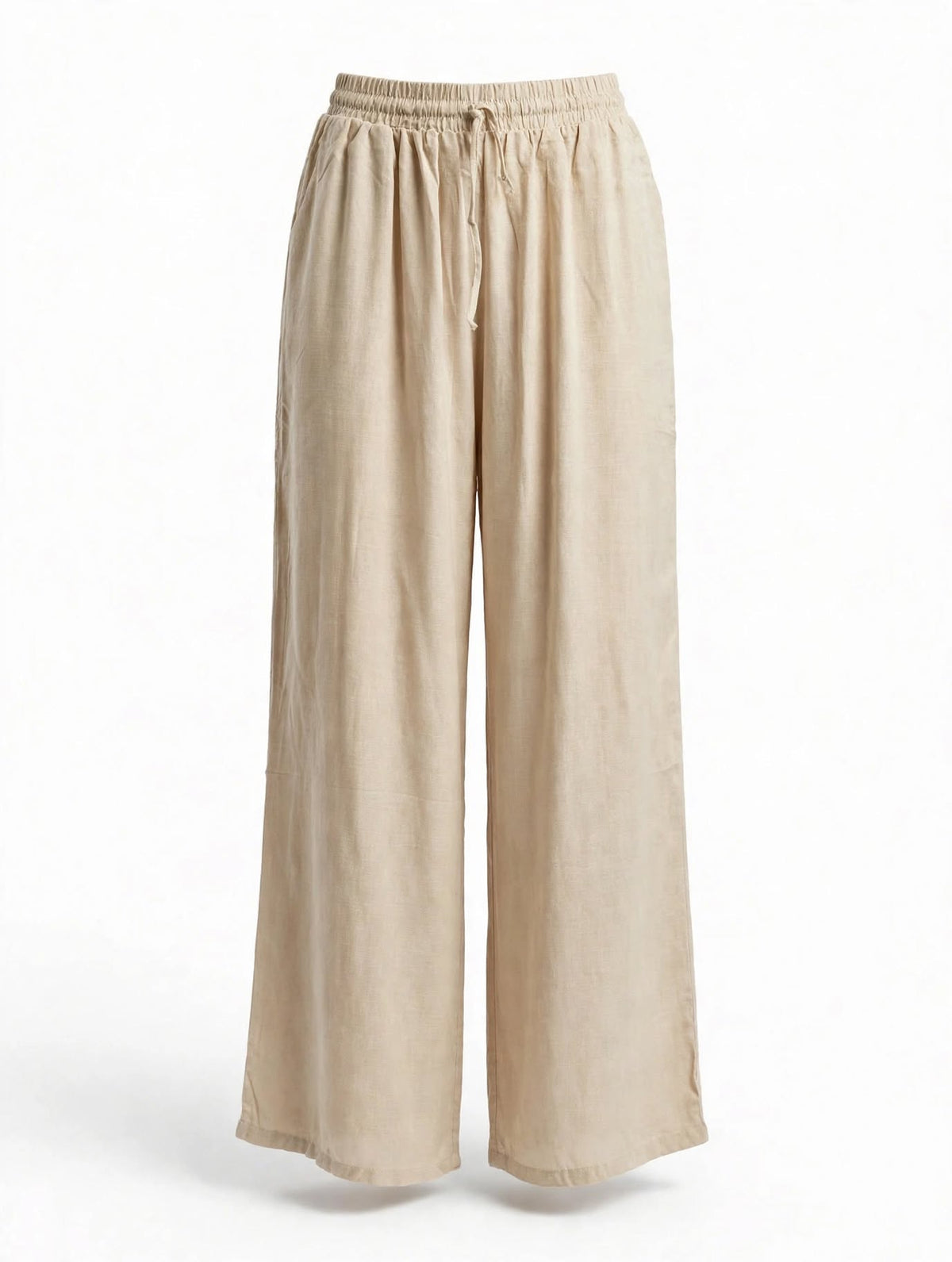 Pantalon fluide 100% viscose crème