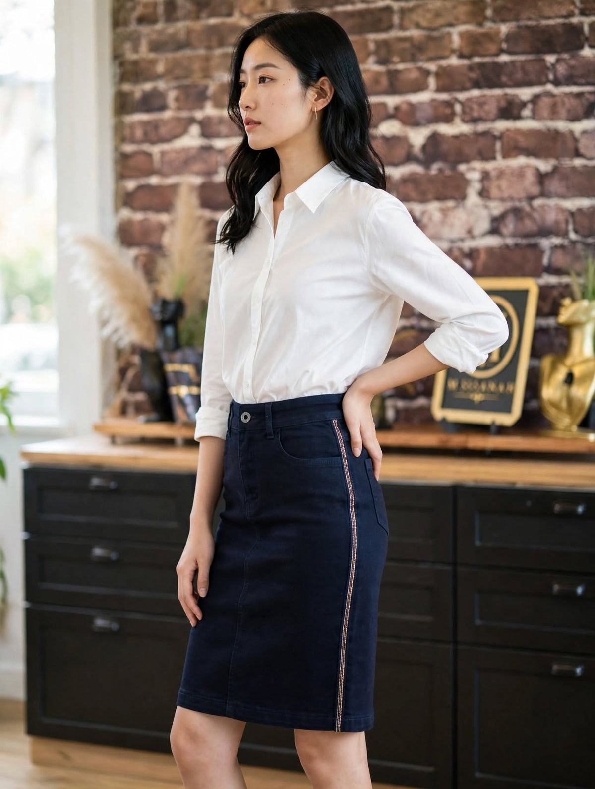 Jupe jeans