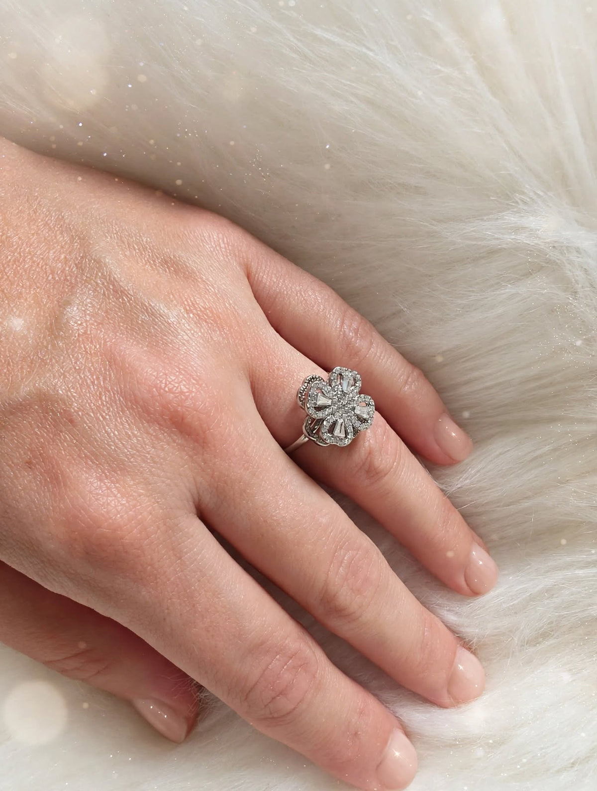 Bague Anti-stress fleur