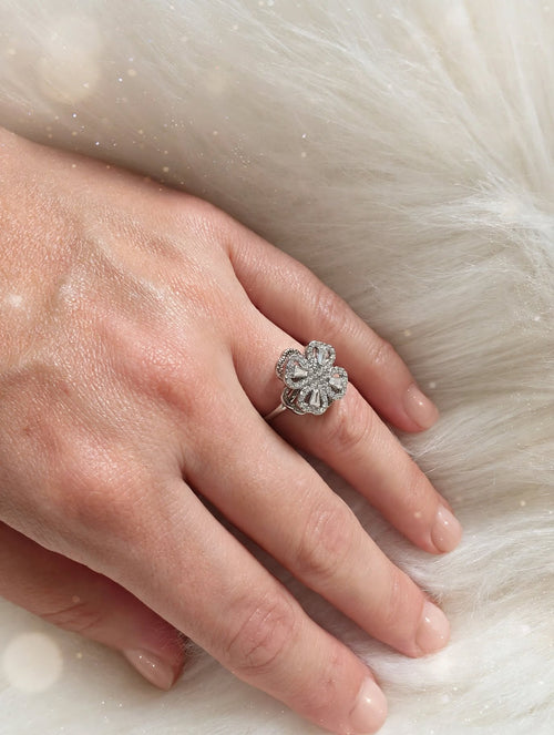 Bague Anti-stress fleur