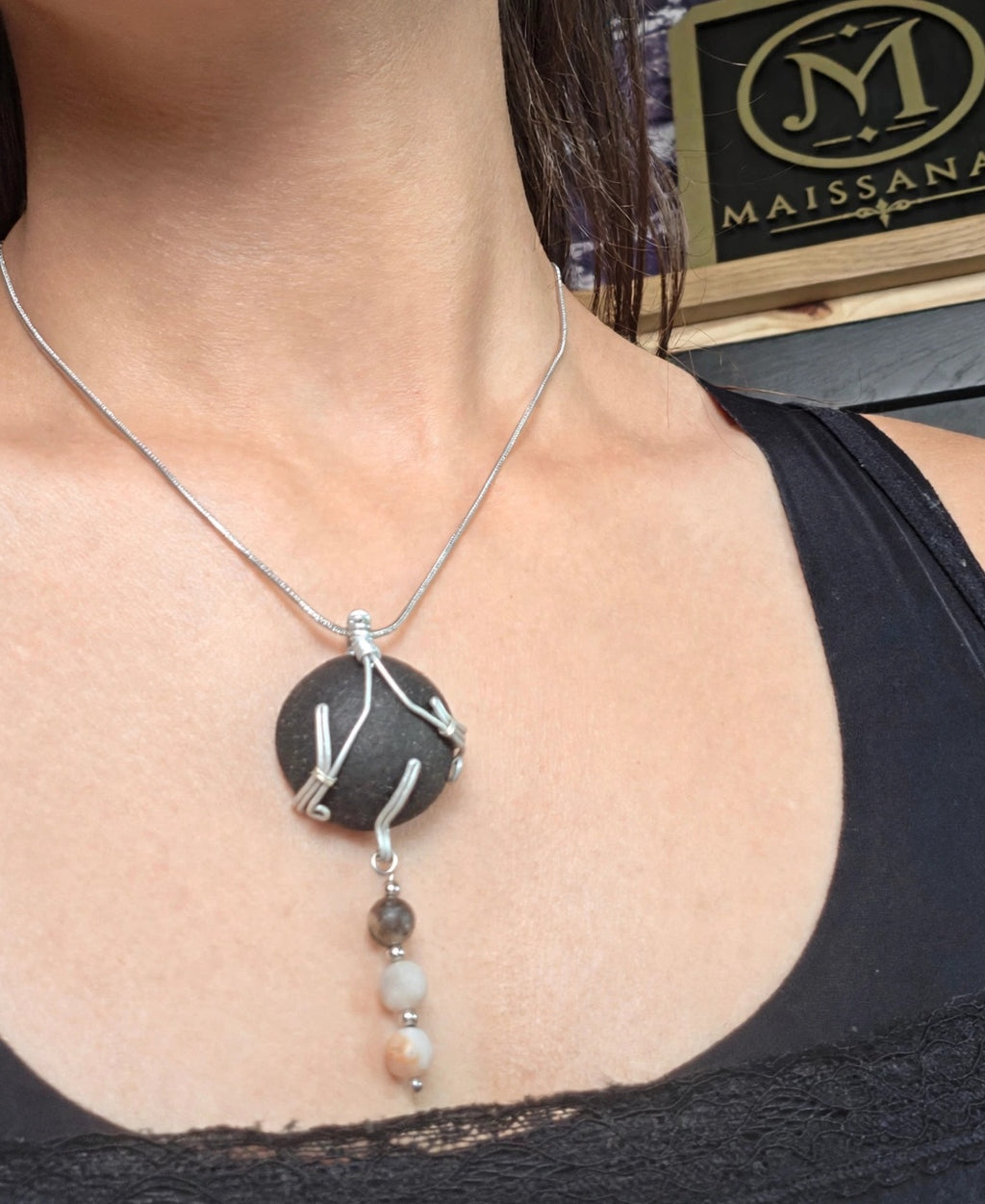 collier Soraya (collection Secrets d'Ambre Noir)