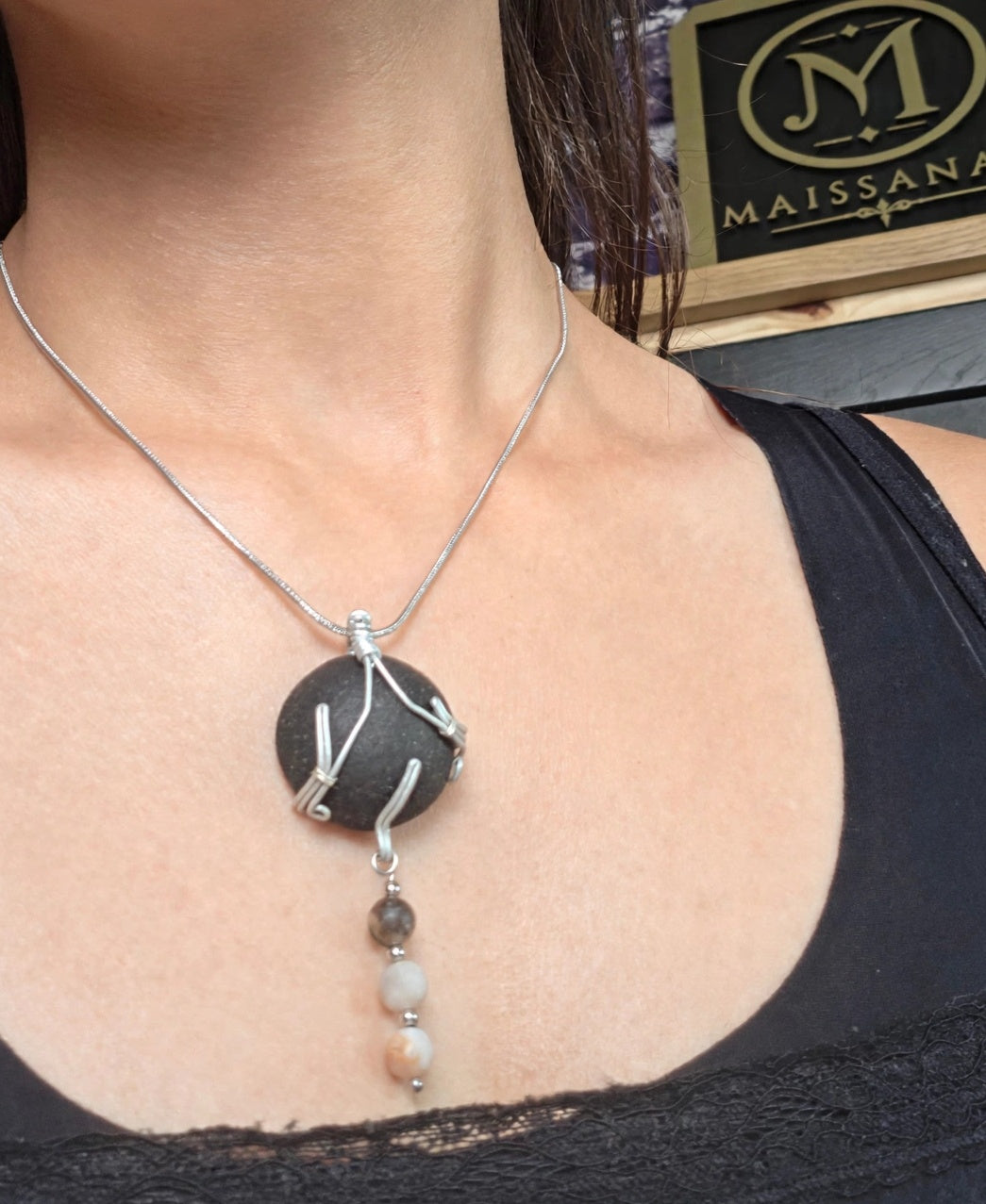collier Soraya (collection Secrets d'Ambre Noir)