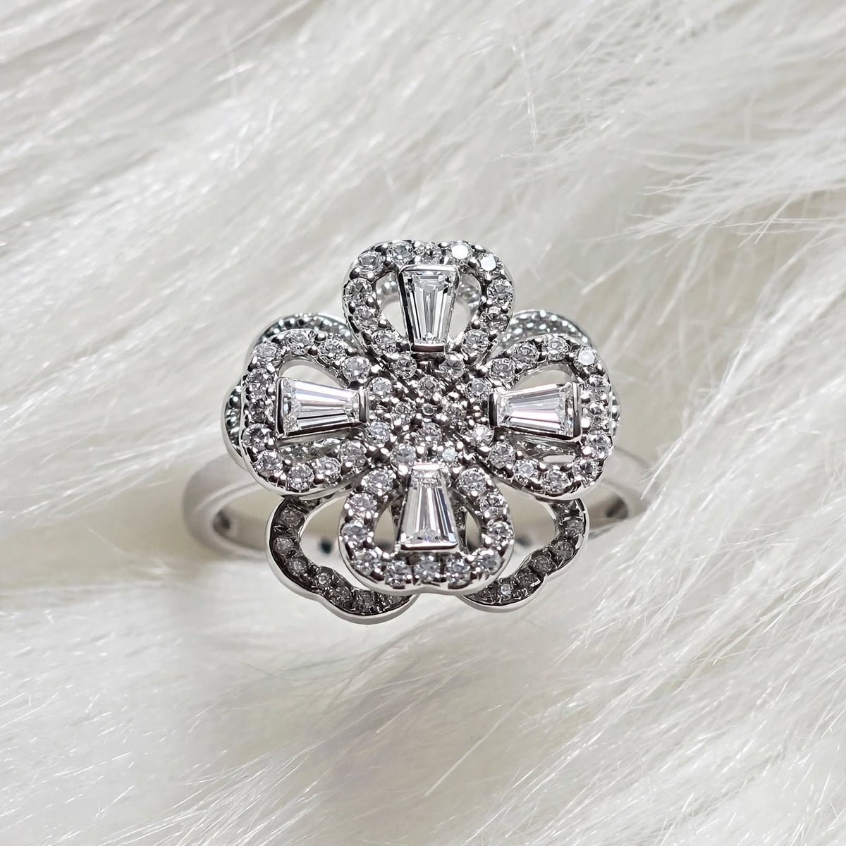 Bague Anti-stress fleur